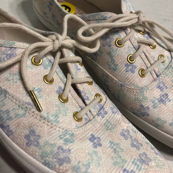 NWT Keds Champion Embroidered Floral Sneakers - Picture 5 of 10